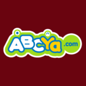 Image of ABCya.com's logo on a button to go to the website