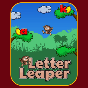 button showing Letter Leaper game logo