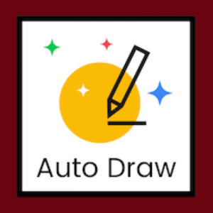 button showing the autodraw.com logo