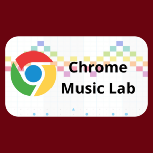 Button showing the Chrome Music Lab website logo