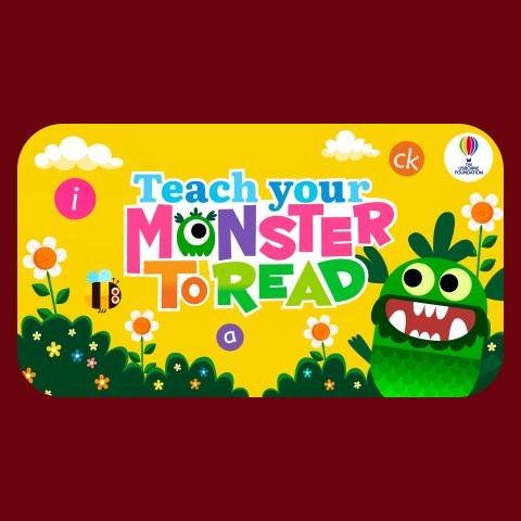 Image of the Teach Your Monster to Read website logo